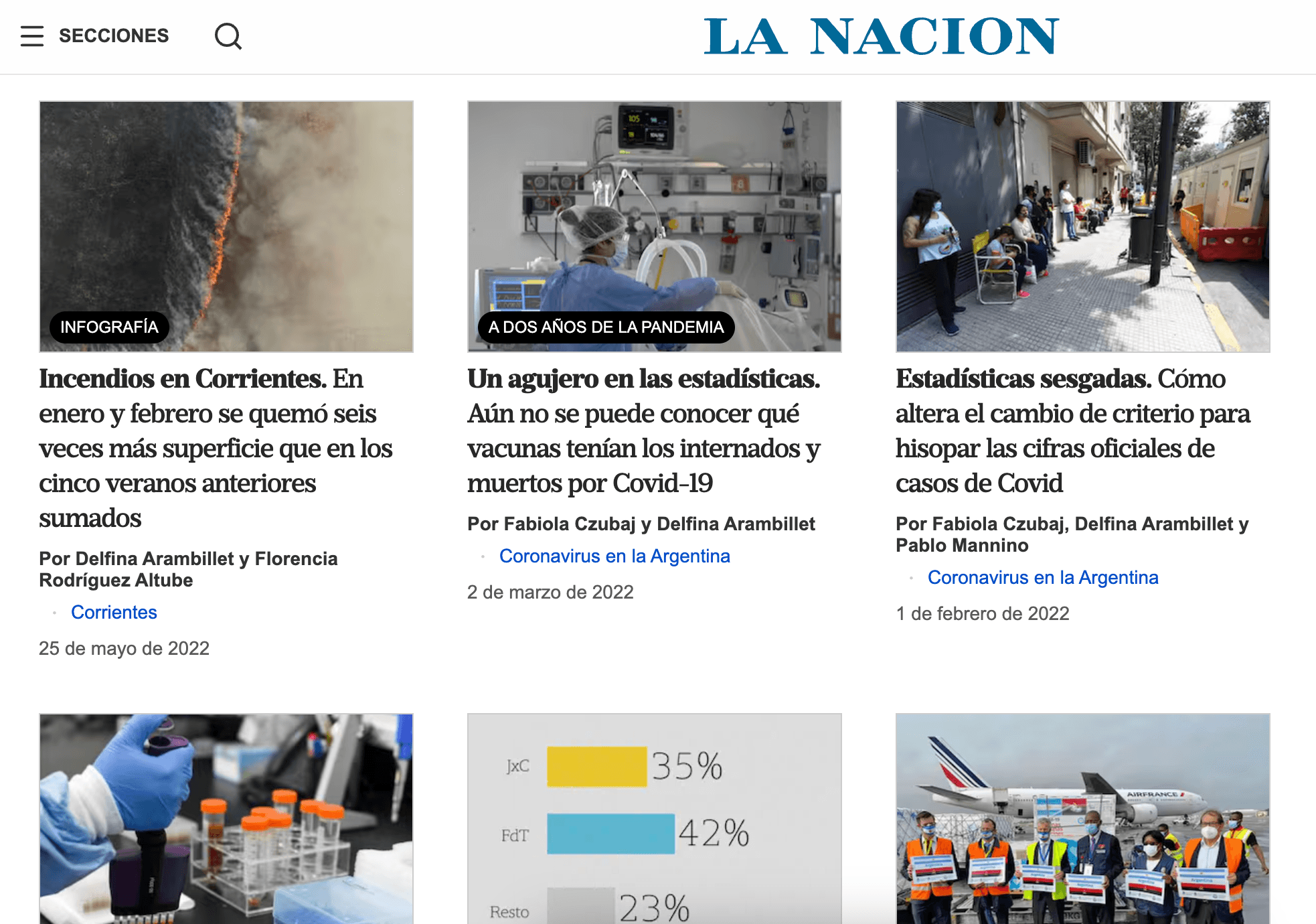 All my work at LA NACION